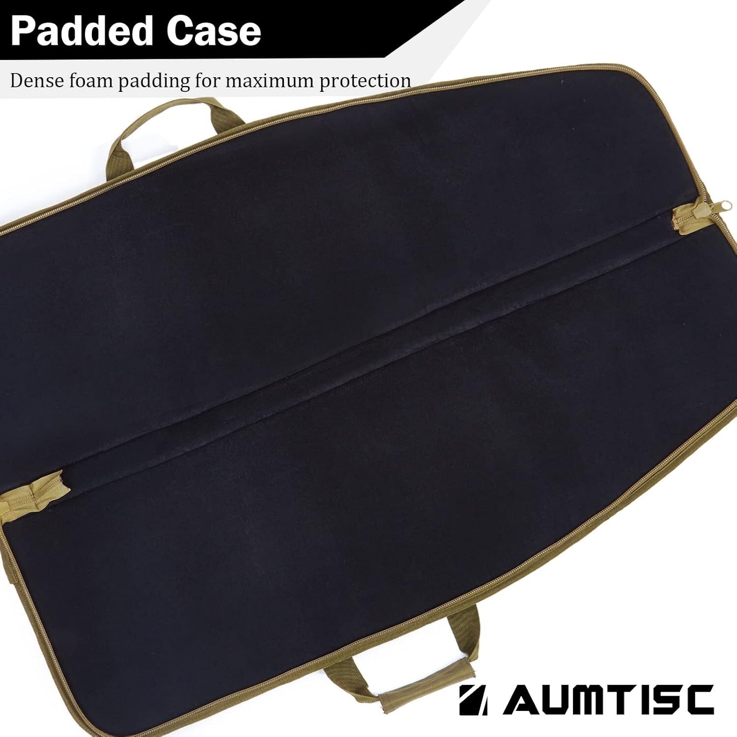 Tactical Soft Gun Case, 42" Camouflage Rifle Bag with 5 Pouches & Sling