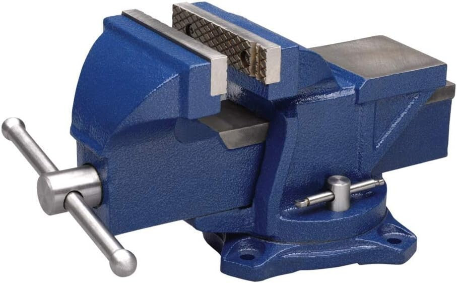Compact 4-Inch Bench Vise with Strong Anvil Surface - Ideal for Home Projects