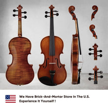 Load image into Gallery viewer, Premium 4/4 Violin Set with Ironwood Bow, Extra Strings &amp; Quality Accessories