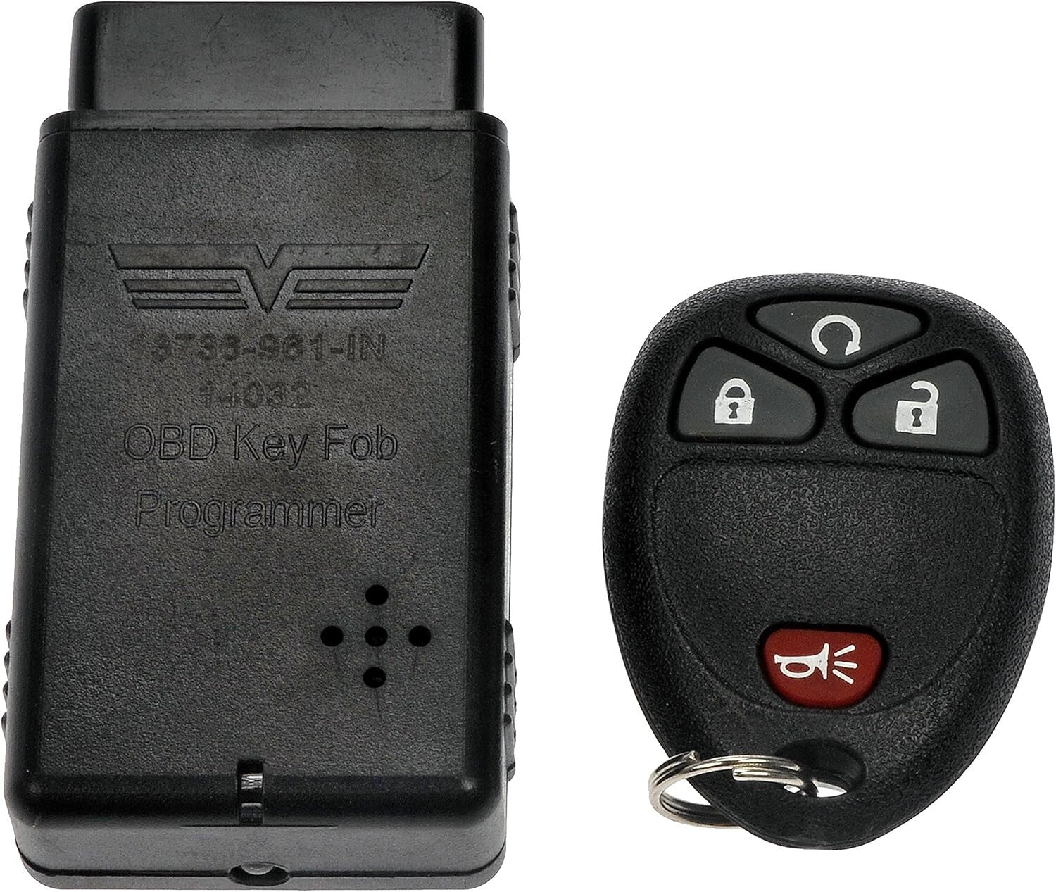 Compact 4-Button Key Fob Replacement - Ideal for Buick & Chevrolet Models