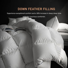 Load image into Gallery viewer, King Size Cooling Bed Insert - Luxury Down Feather Duvet for Year-Round Comfort