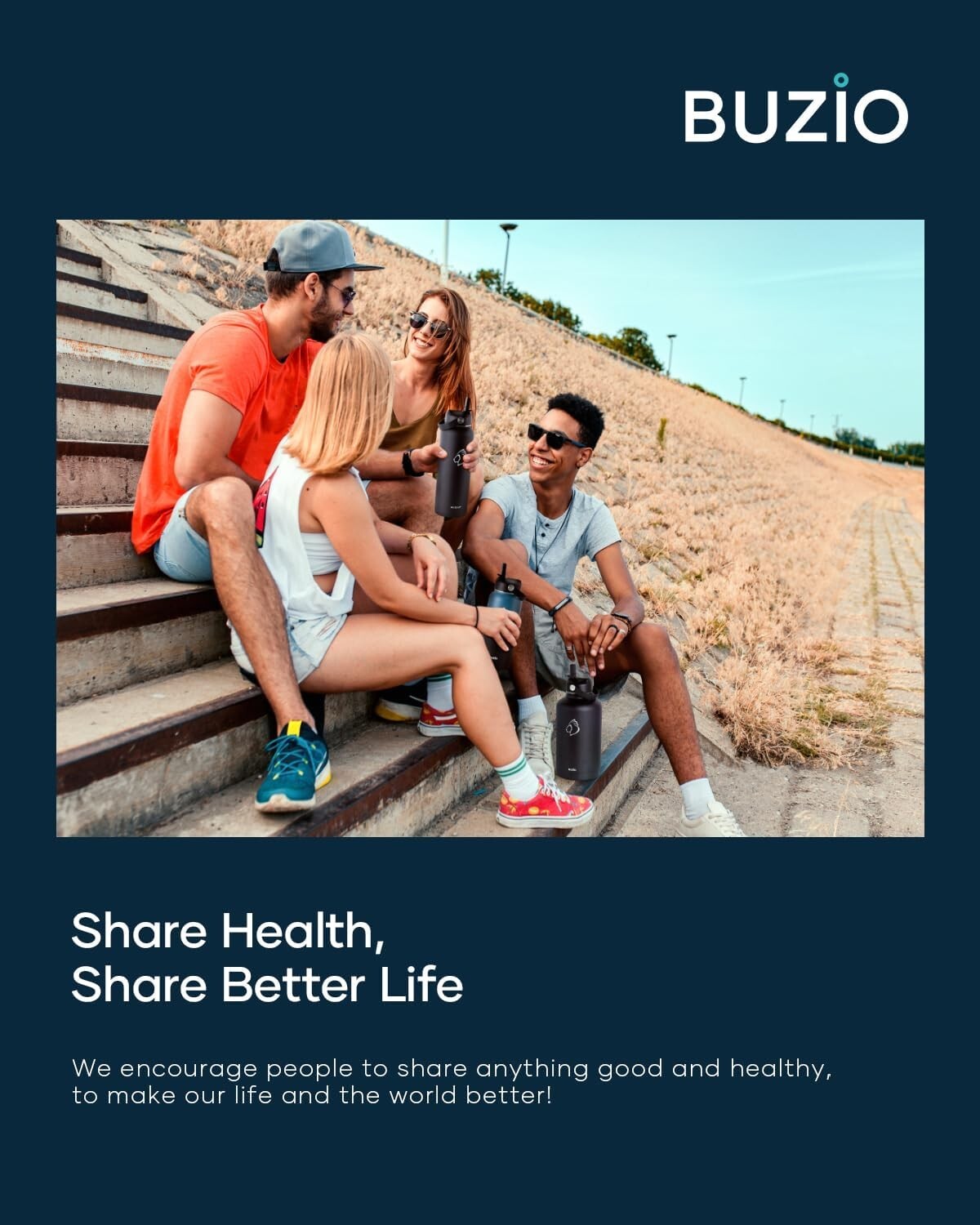 64oz Vacuum Insulated Water Flask - Keeps Cold 48hrs, Ideal for Sports & Camping