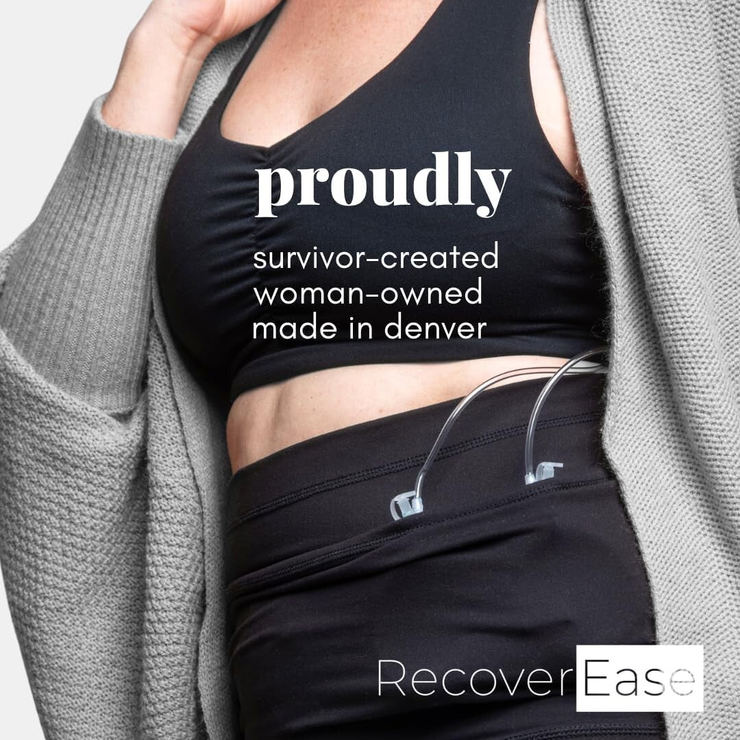 Day & Night Mastectomy Drain Holder for Enhanced Comfort - Adjustable Sizes