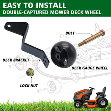 Load image into Gallery viewer, Professional Grade 8-Pack 5 Inch Lawn Mower Deck Wheels - Smooth Performance