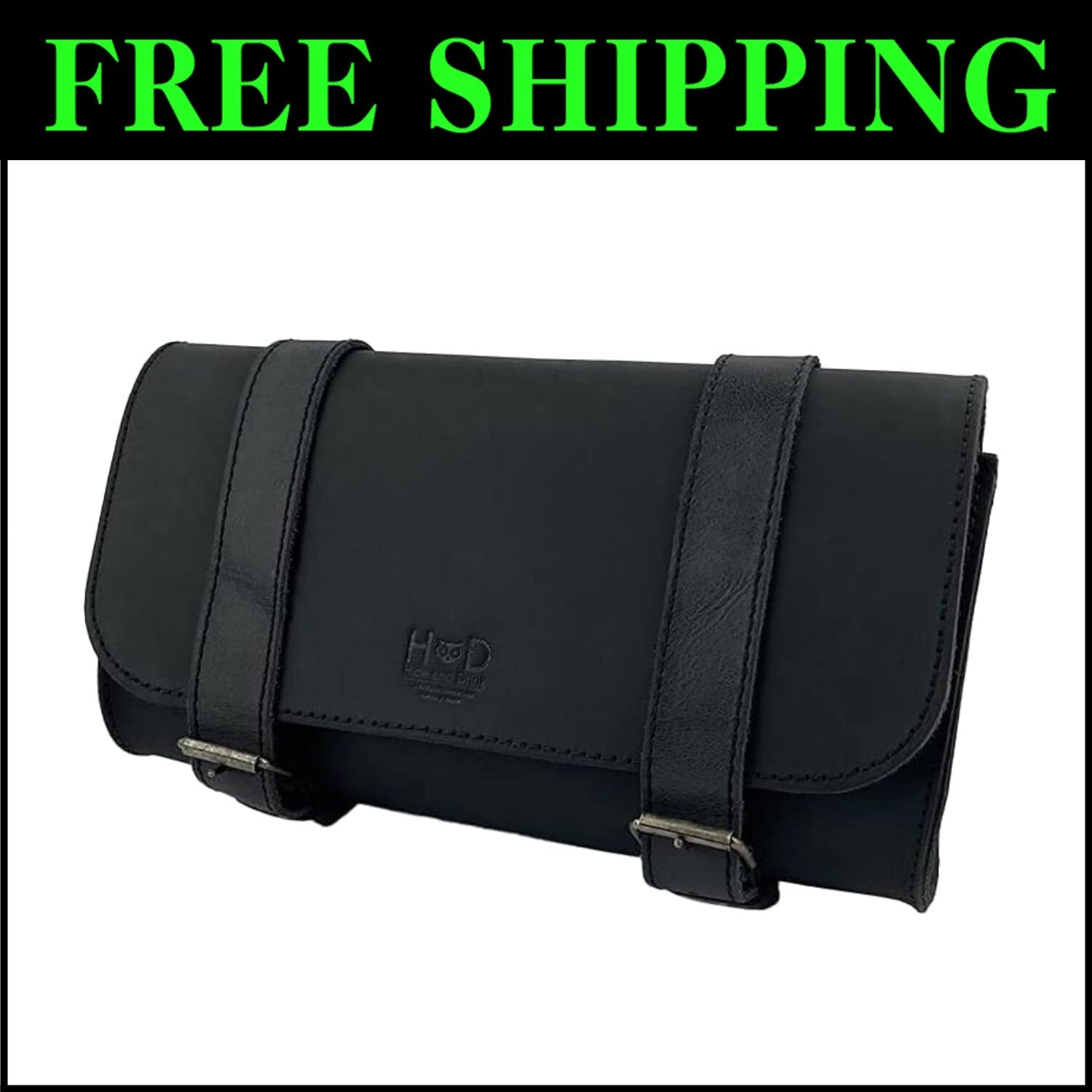 Elegant Tool Organizer for Bikes: Leather Handlebar Pouch with Lifetime Warranty