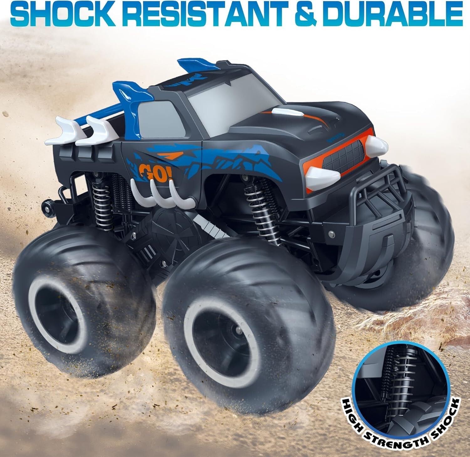 4WD Amphibious Remote Control Truck - Thrilling 1:16 Scale Toy for Kids