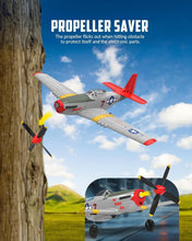 Load image into Gallery viewer, 4 Channel RC Airplane P51D Mustang with Gyro &amp; 3 Flight Modes - Easy to Fly!