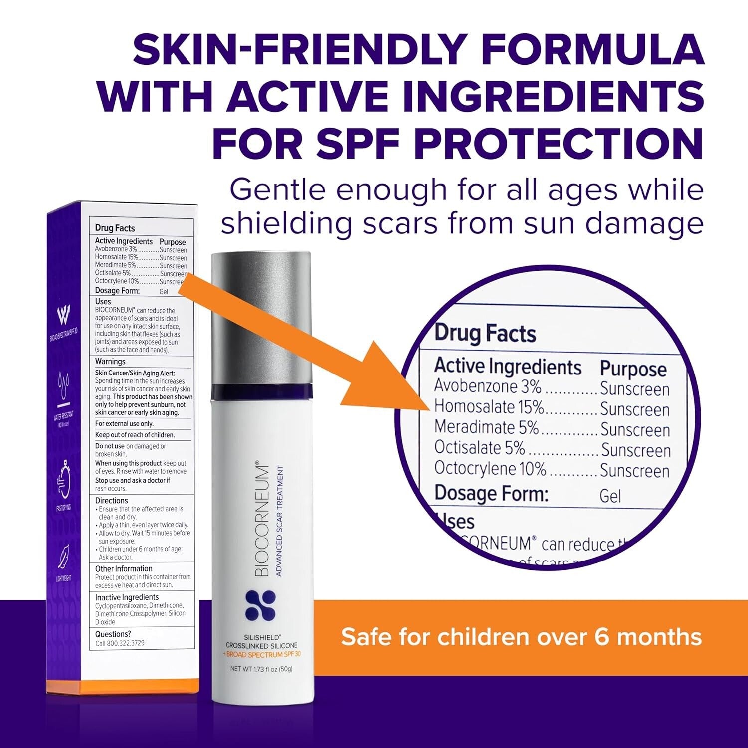 All-in-One Scar Solution: Advanced Silicone Gel with SPF 30 for Sensitive Skin