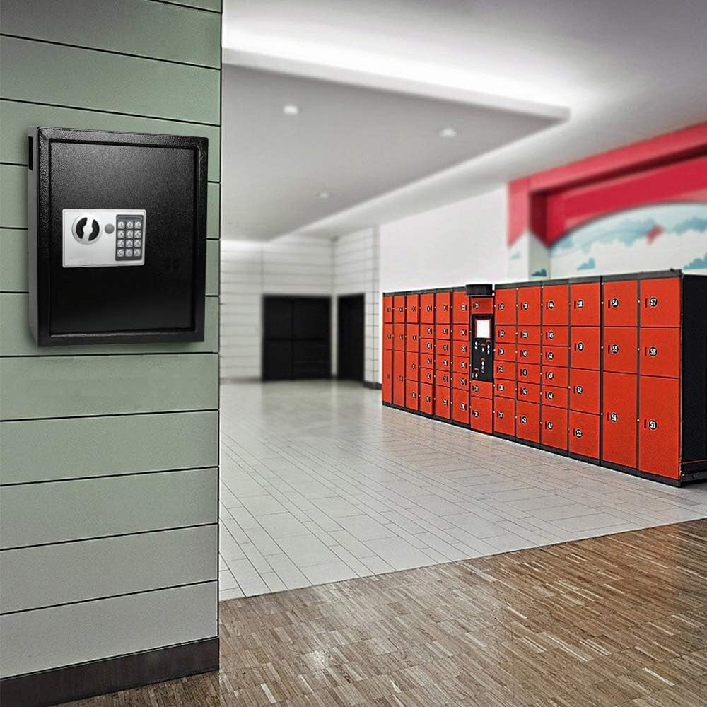 Durable 40-Key Wall Mount Digital Key Safe with Electronic Combination Lock