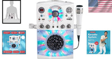 Load image into Gallery viewer, All-in-One Karaoke Machine with Wired Mic &amp; Disco Lights - Perfect for Parties!