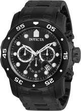 Load image into Gallery viewer, Men's Pro Diver Chronograph Watch - Black Stainless Steel, 200m Water Resistant