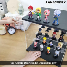 Load image into Gallery viewer, Multi-Tier LED Acrylic Display Case for Collectibles &amp; Funko Pops - 11.8x11x11.8