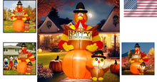 Load image into Gallery viewer, Weather-Resistant 6FT Thanksgiving Turkey Decoration with Quick Inflation Setup