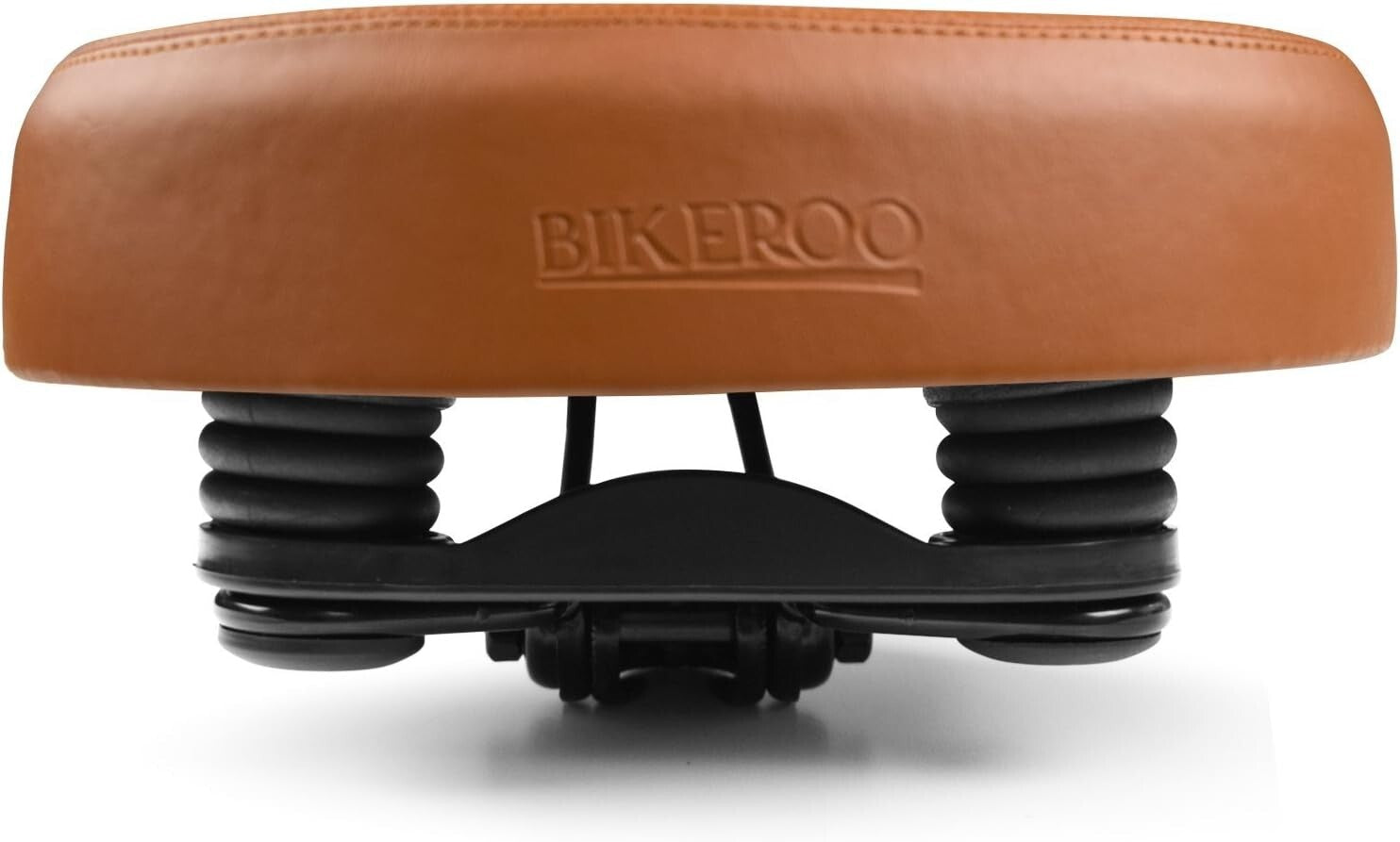 Wide Cruiser Bike Seat - Memory Foam & Steel Spring Comfort for Indoor/Outdoor