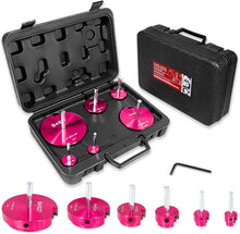 Load image into Gallery viewer, Professional 6-Piece Carbide Pipe Reamer Set with Storage Case - 0.75" to 4"