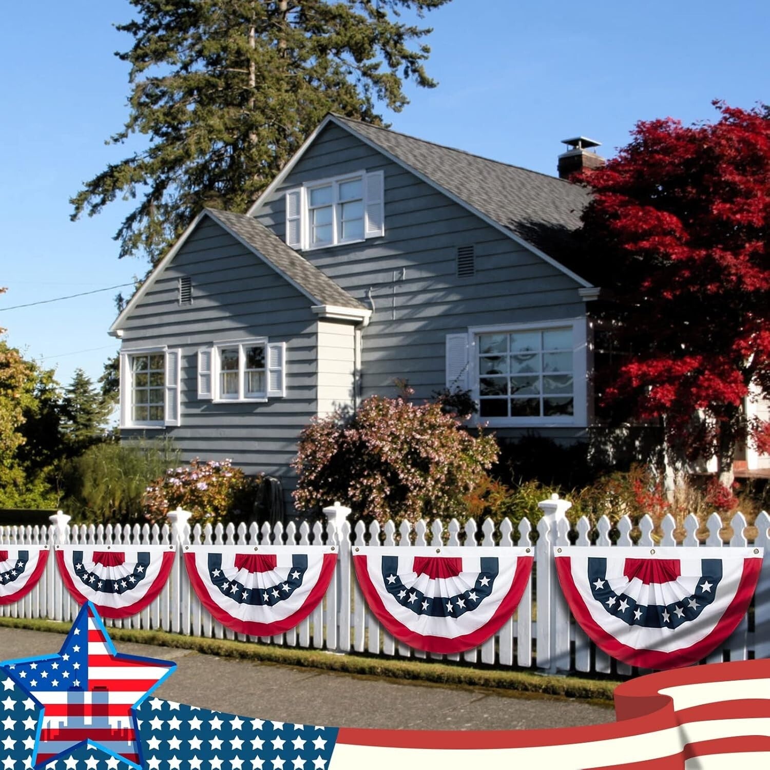 Fade-Resistant 2x4 Ft American Flag Banner - Perfect for Patriotic Holidays