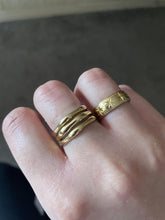 Load image into Gallery viewer, Luxury Waterproof Gold Ring for Women - Everyday Stackable &amp; Sweatproof, Size 6