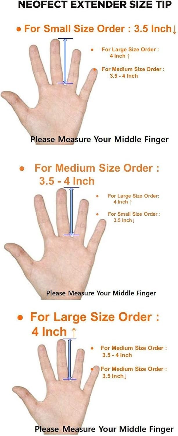 Customizable Extension Assist Orthotics for Hand Function – Left, Medium