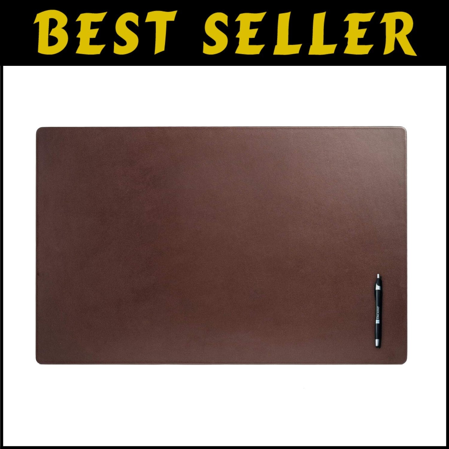 Premium Leather Desk Mat 30" x 19" - Elegant Surface Protector for Offices