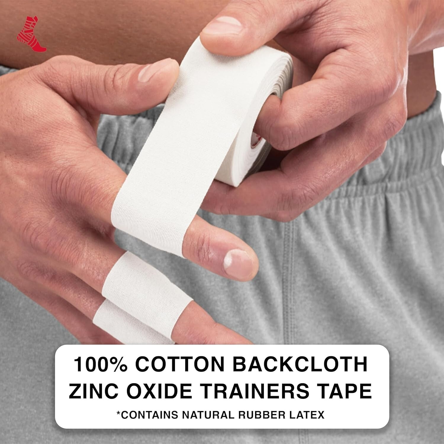 Durable Water-Resistant Athletic Tape - 32 Rolls, Easy Tear for Quick Support