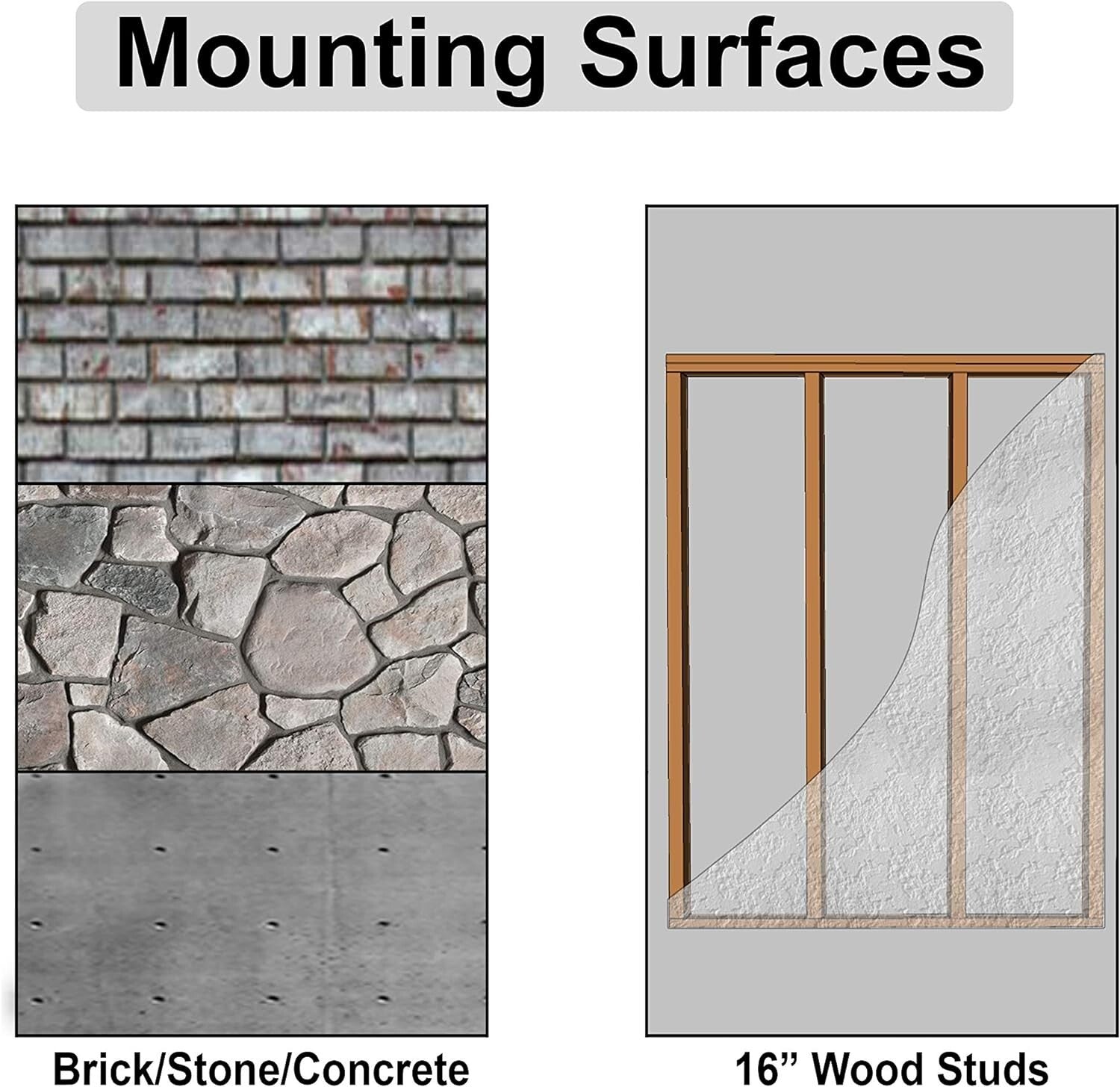 Heavy-Duty Tilt Wall Mount for 37-100" Flat or Curved TVs, Easy Installation