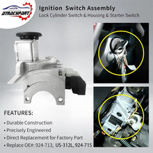Load image into Gallery viewer, Replacement Ignition Assembly: Lock Switch &amp; Cylinder for Chevy and GMC Vehicles