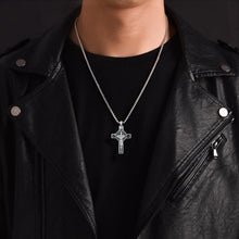 Load image into Gallery viewer, 925 Sterling Silver St. Benedict Crucifix Necklace - Meaningful Catholic Gift