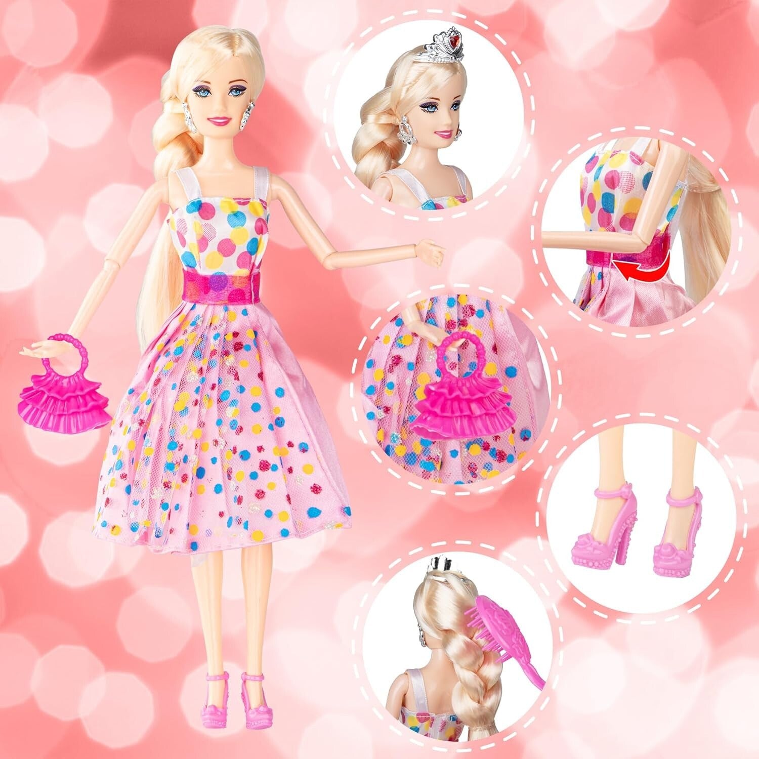 Magical Unicorn Doll Playset with Bright Lights & Sounds - Ideal Gift for Girls