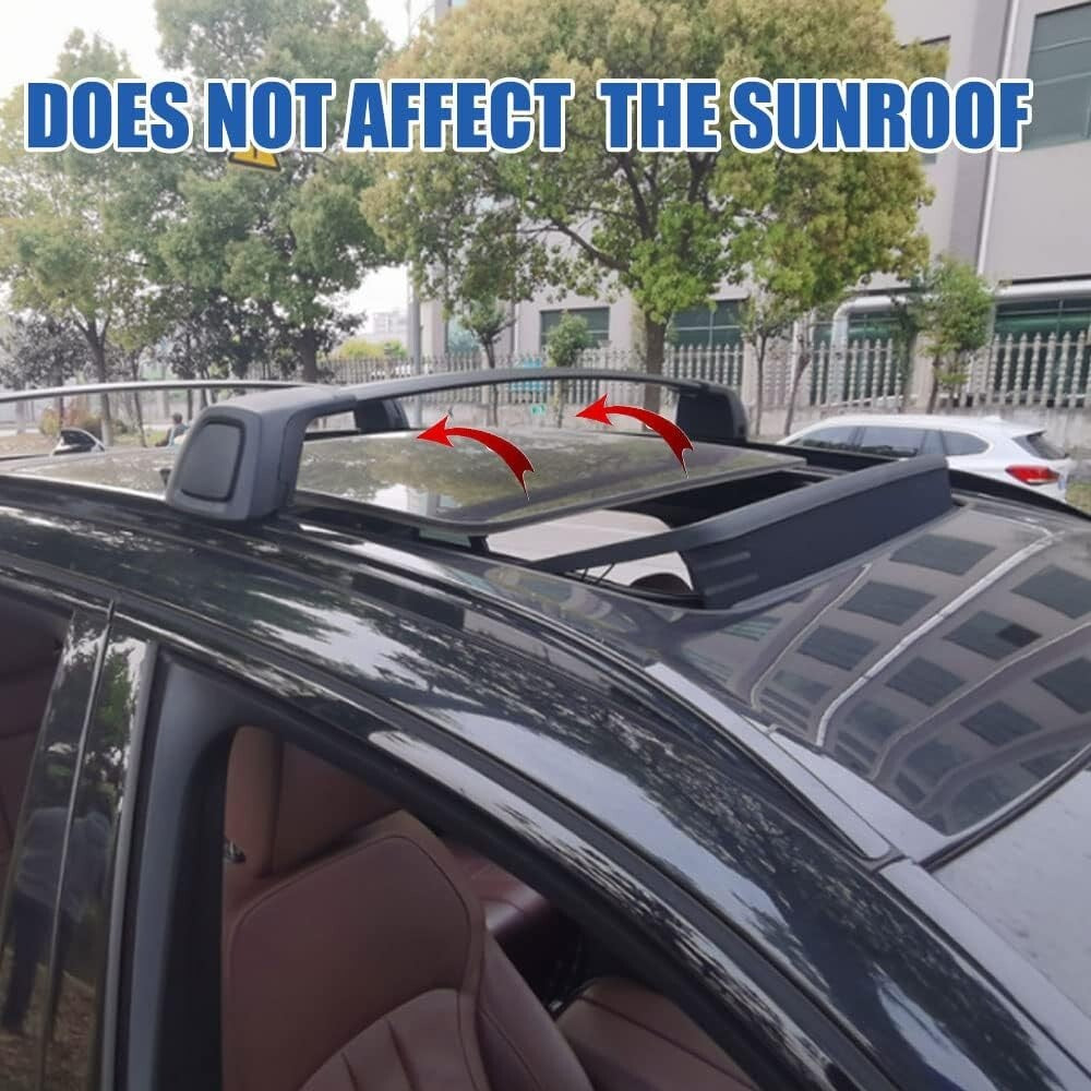 Durable Aerodynamic Roof Cross Bars for Hyundai Tucson 2022-2025 Models