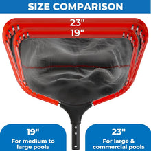 Load image into Gallery viewer, Ultimate ProTuff 19" Pool Cleaning Net - Strong Aluminum Frame &amp; Quick Attach