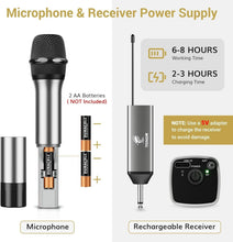 Load image into Gallery viewer, Premium Wireless Microphone Set with 15 Channels for Optimal Audio Experience