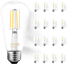 Load image into Gallery viewer, 16 Pack Dimmable LED Edison Bulbs - 5.5W Cool White E26 Base for Elegant Spaces
