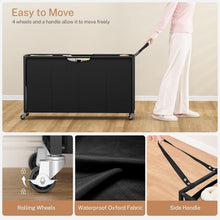 Load image into Gallery viewer, Multi-Functional 300L Laundry Basket with Rolling Design &amp; Sturdy Tabletop