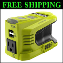 Load image into Gallery viewer, 150 Watts Battery Powered Inverter with LED Light for On-the-Go Convenience