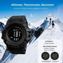 Load image into Gallery viewer, Men's Digital Altimeter Barometer Thermometer Watch - Waterproof &amp; Lightweight