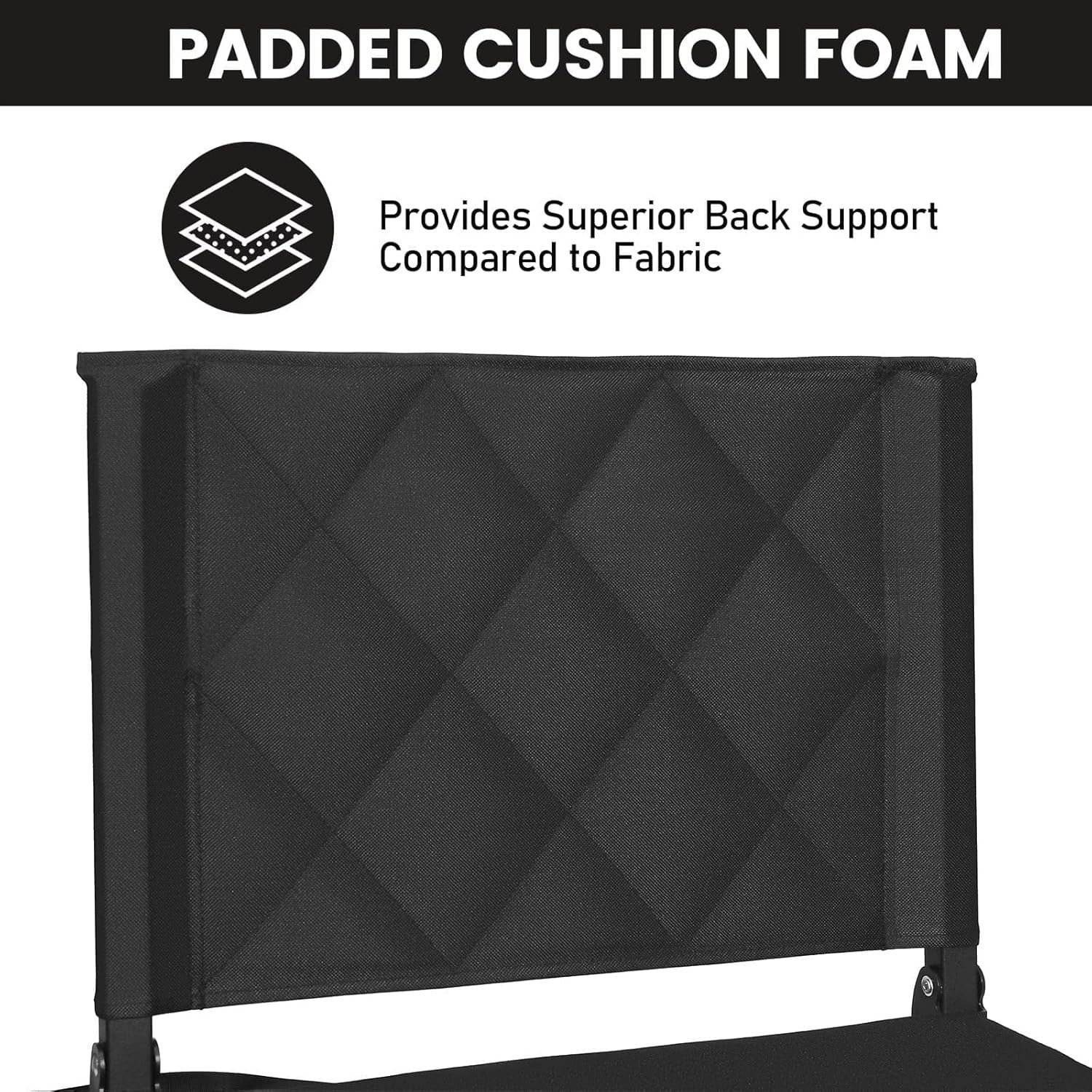Foldable Bleacher Seats with Back Support – Lightweight, Durable & Comfortable