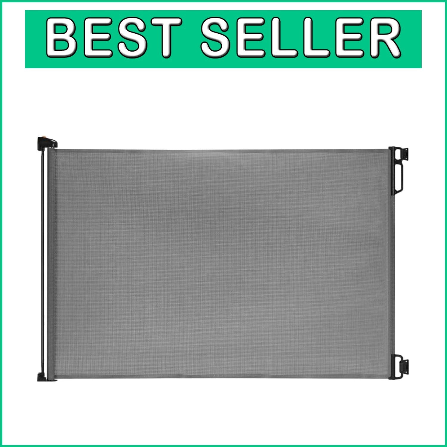 Adjustable Retractable Baby & Pet Gate - 55" Wide, Perfect for Doors & Hallways