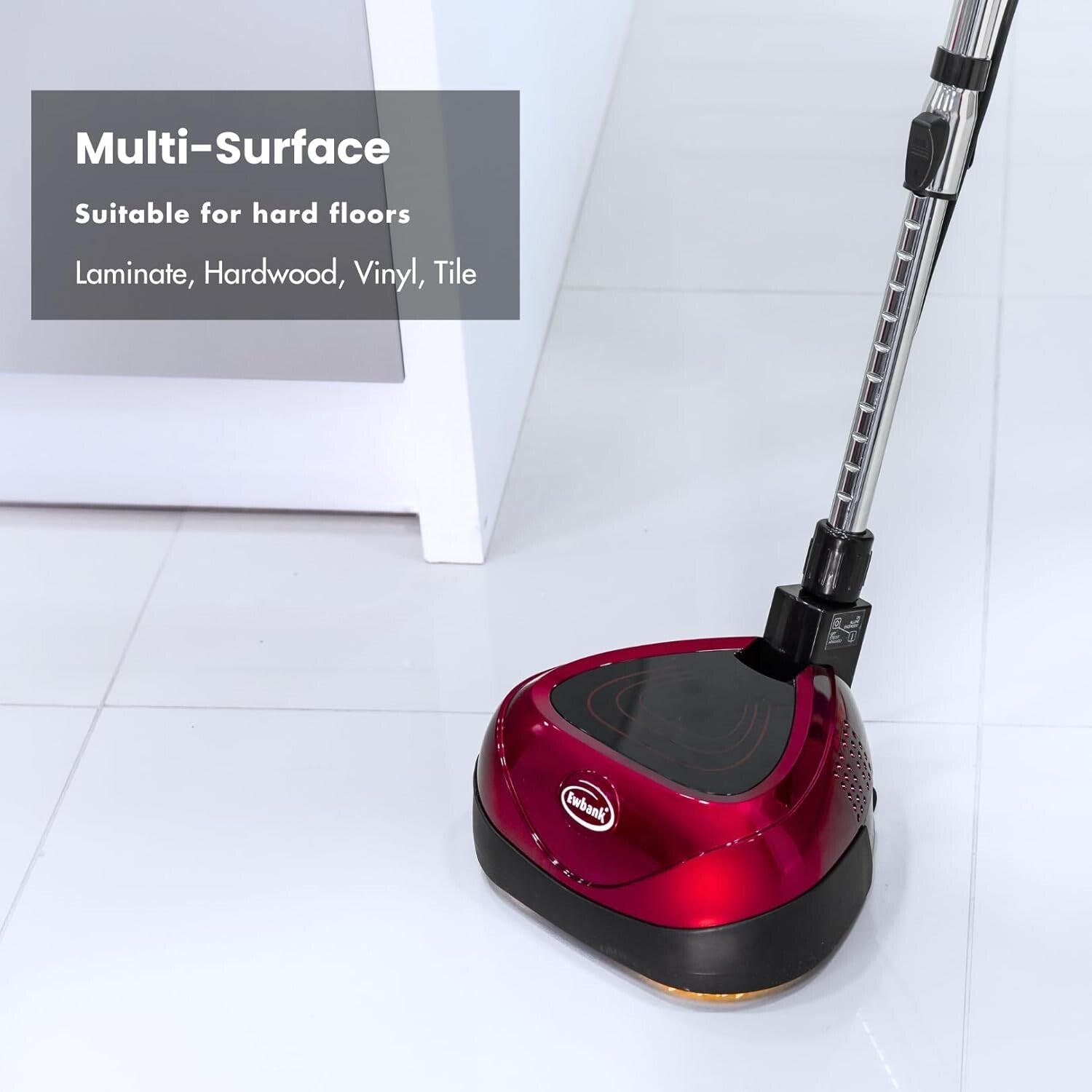 3-in-1 Multi-Use Floor Cleaner, Polisher & Scrubber - Lightweight & Powerful