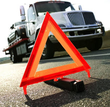 Load image into Gallery viewer, Compact 12 Pack Roadside Reflective Triangles – Essential Vehicle Safety Kit