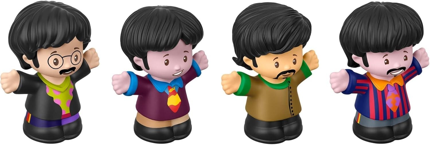 Rock 'n Roll with Little People 4-Pack Beatles Figures from 'Yellow Submarine'