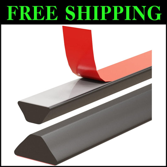 Durable 98-Inch Black Water Dam Strip for Easy Installation and Leak Prevention