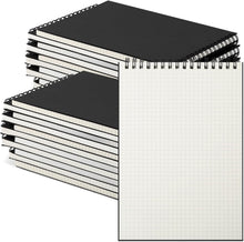 Load image into Gallery viewer, 18-Pack A5 Top Wirebound Graph Paper Notebooks - Perfect for Sketching &amp; Design