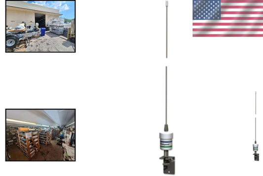 Versatile 3FT Stainless Steel Antenna - Ideal for Unisex Marine Applications