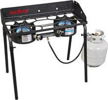 Load image into Gallery viewer, Explorer 2-Burner Portable Camping Stove - Versatile Propane Cooking System