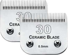 Load image into Gallery viewer, Professional 30 Blade Dog Grooming Clipper - Titanium &amp; Stainless Steel Combo