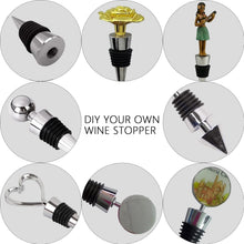 Load image into Gallery viewer, Reusable Zinc Alloy Wine Stoppers - Perfect for Kitchen &amp; Parties, Set of 50