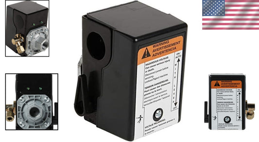 Efficient Ingersoll-Rand Pressure Switch for Single Stage Compressors, 10W