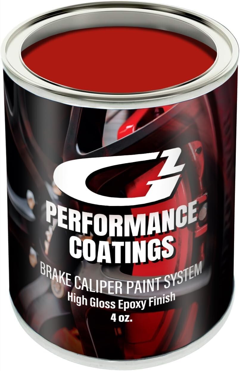 DIY Premium Brake Caliper Paint Kit with High Temp RED Epoxy - Easy Application