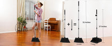 Load image into Gallery viewer, 51'' Industrial Brooms with Self-Cleaning Dustpan - Perfect for Home &amp; Office