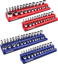 Load image into Gallery viewer, Efficient 4-Piece Socket Storage Set with Magnetic Base - For Tool Enthusiasts